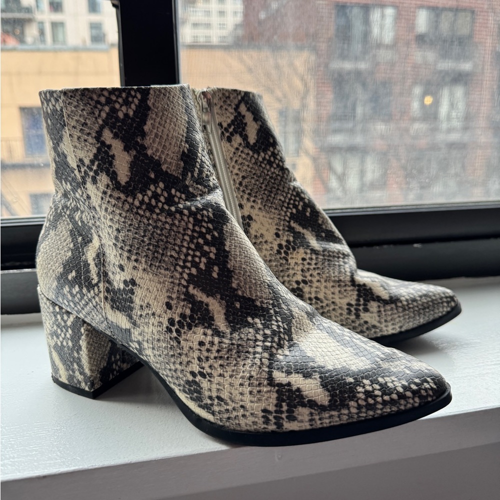 Madden Girl Faux-Snake Boots (free shipping)